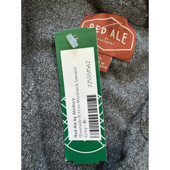 NWT - Red ALE lightweight mock neck sweater, size XL, 100% cotton - Picture 9 of 9